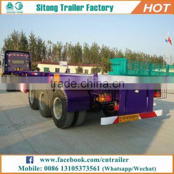 High quality 20ft 40ft container hauling trailer customized skeletal semi trailer