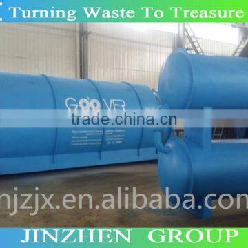 Continuous Waste Plastic and Tires Pyrolysis Machine With 50% High Oil Output CE Certificate photo-2