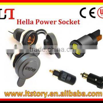 12 VOLT FUSED PLUG FITS CIGARETTE & HELLA DIN CONTINENTAL Type SOCKETS 20 AMP