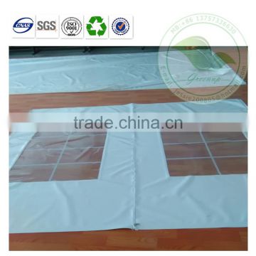 650gsm Party Tent Vinyl Wall Cover With transparent Window