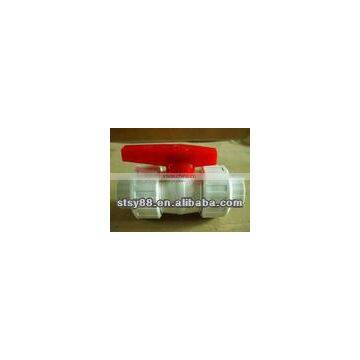 Good Price Plastic Pipe Valve, PPR Plastic Double Union Ball Valve for Water Pipe photo-2