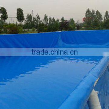 Steel Frame Above Ground Rectangular 4m SWIMMING POOL Filter Pump Mobile Swimming Pool photo-2