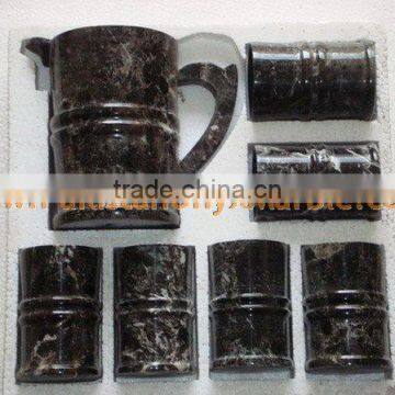 UNIQUE MARBLE WATER SETS AND GLASSES photo-4