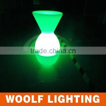 Outdoor Decorative Remote Color Changing LED Illuminated Drum Chair photo-2