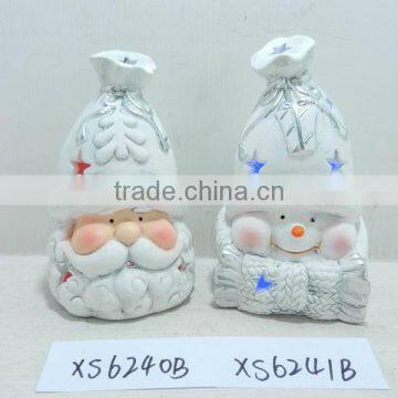 Hot selling ceramic Christmas santa head