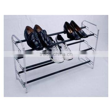 Metal wire shoes rack and 3 tiers metal shoe rack