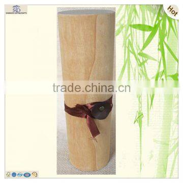 Custom Wood Color Oval Ribbon Soft Bark Brush Box photo-6