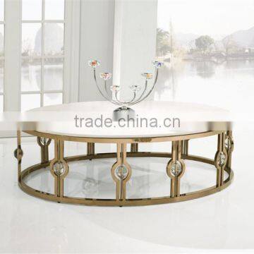 C366-1 Stainless Steel Marble Coffee Table photo-5
