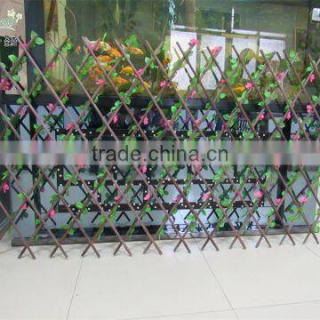 Beautiful Artificial Hedge Fencing Wholesale Silk Flowers Decorative Garden in China photo-4
