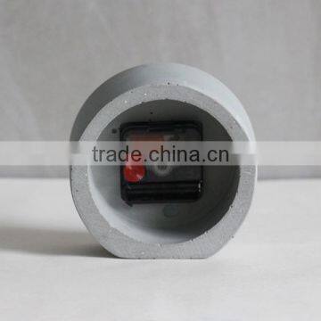 Mini Plain Concrete Table Decoration Bare Concrete Desktop Clock photo-4