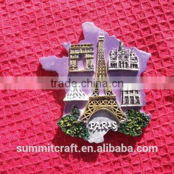 French paris resin 3d eiffel tower souvenir