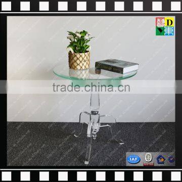 Customzied clear acrylic coffee table / PMMA high end coffee tables from china manufacturer