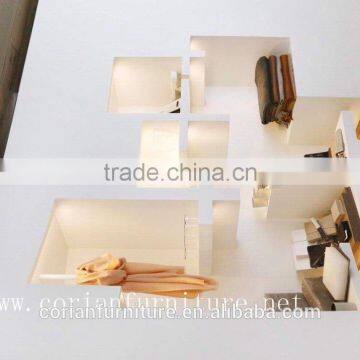 Acrylic Solid Surface Corian Modular Designed Shop Display Furniture photo-3