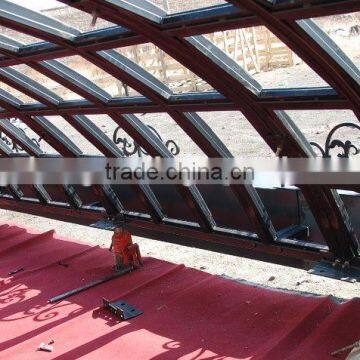 Hot Galvanized Steel Frame Roof Victorian Green House Roof photo-3