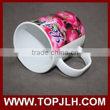 China manufacturer direct plain white sublimation mugs