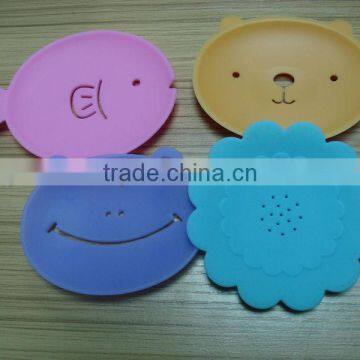 Lovely Various Shape Convinent Silicone Soap Mat photo-3