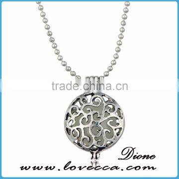 Best Gift Luminous Pendant Necklace Hollow Floating Glow in the Dark Luminous Necklace Locket photo-5