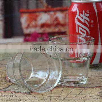 Clear Small Decorative Pillar Glass Candle Holder Jar
