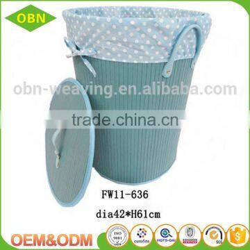 Bamboo Laundry Basket Collapsible Laundry Basket Dirty Clothes Storage photo-4