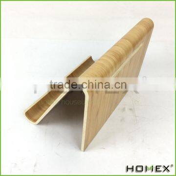 Bamboo tablet display stand /wooden tablet stand Homex-BSCI