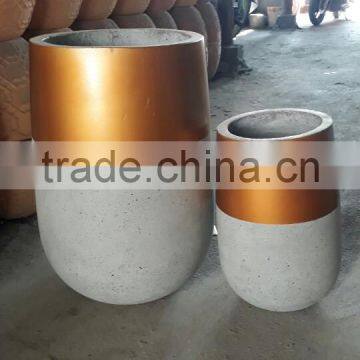 [Ecova Shop] Modern washed concrete pots for garden decoration