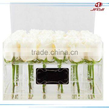 Custom High Quality Clear Acrylic Flower Box/Acrylic Box For Flowers