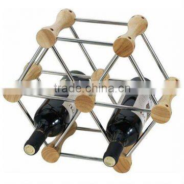 Commercial wrought iron wine racks for wine bottles