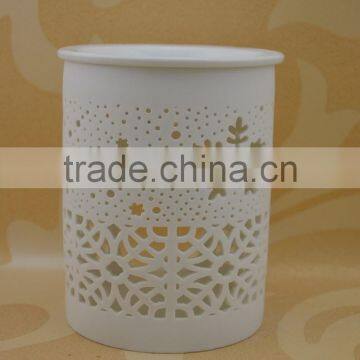 Hand Made Ceramic Frangrance Oil Burner With Tealight Candle photo-2