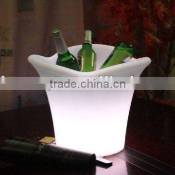 PE Material Rotational Moulding PlasticRGB led rechargeable ice bucket with remote control