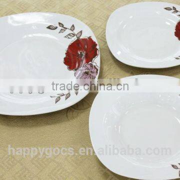Porcelain Round Ceramic Dinnerware Sets 20pcs/30pcs photo-2