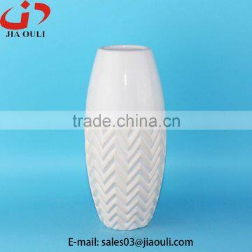 2016 Hot Home Decoration Ceramic Tall Vase, Chinese Flower Vase photo-3