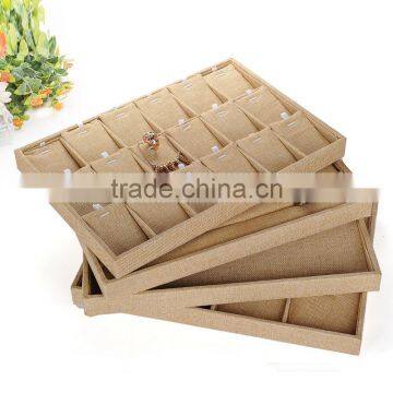 2015 China Supplier Wholesale Custom Linen Wooden Jewelry Packing Box photo-3