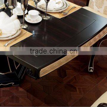 BISINI New Classic Gold Foil Pattern Dining Table photo-2