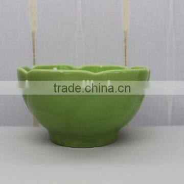 4.5"colorful ceramic personal salad bowl