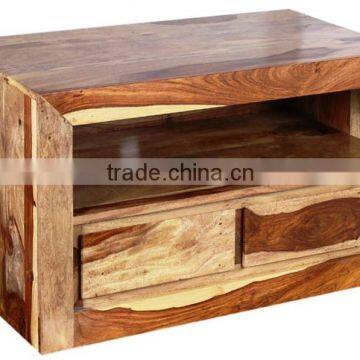 Classic Finish Wooden TV Stand With Drawer