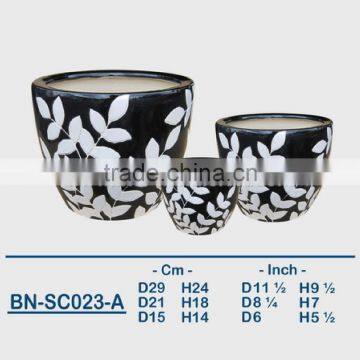 Vietnamese Ceramic Indoor Pot/ Indoor Planter BN-SC023-A