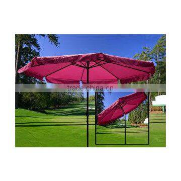 10" Ft Crank Tiltable Aluminum Umbrella for Outdoor, Market, Beach and Garden photo-4