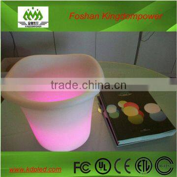 flashing illuminated high quality led plastic beer wine bucket