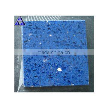 artifical blue mirror quartz stone