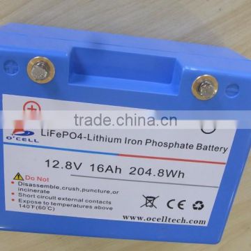 Golf trolley battery 12.8V16AH