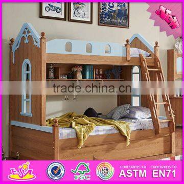 2016 Wholesale Fashion Children Wooden Full Size Bunk Beds W08H032 photo-3