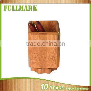 Wooden various plain nice table pen holder