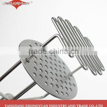High Quality Stainless Steel Potato Masher With Rubber Handle photo-2