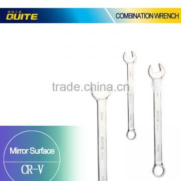 mirror surface combination wrench,ANSI combination wrench,metric CR-V anti-rust combination wrench