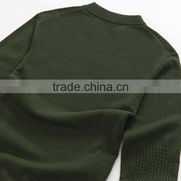 Latest Design Men Cashmere /wool Knit Crew Neck Pullover Sweater photo-6