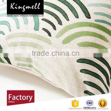 Customized Green Colorful Cotton Linen Cushion Car Cushion photo-3