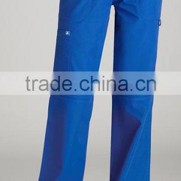 Medical Women's Split Knee Drawstring Solid Scrub Pant photo-2