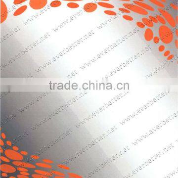 Silk Sceen French Bronze Frameless Contemparary Printed Mirrors photo-4