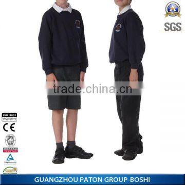Classic Unisex Design School Uniform Sweater For Students Wear
