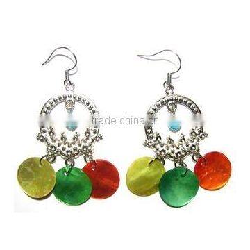 fashion Seashell earring. shell jewelry